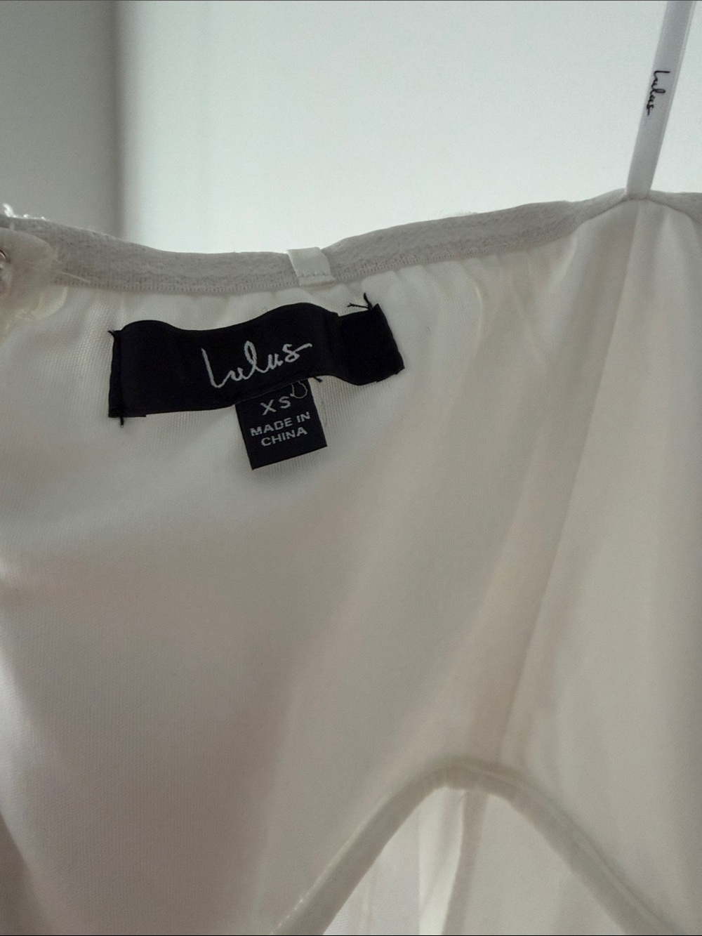 Lulus Ivory Strapless A-Line Mini Dress with Floral Lace Overlay - Picture 3 of 3